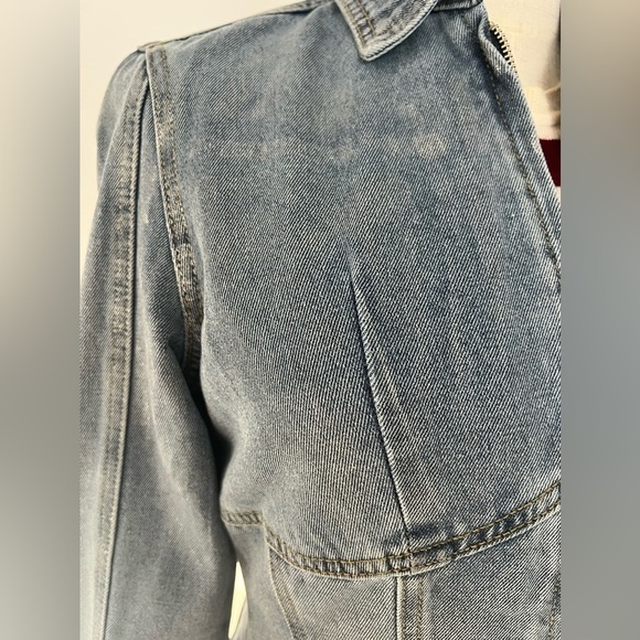 Blank NYC - metallic denim jacket - XS - Picture 11 of 12